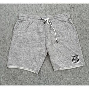 Dixxon Flannel Co. Ground Up Customs Shorts Mens Size 2X Gray Drawstring Leisure